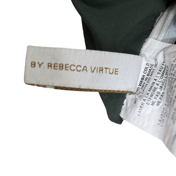 Becca by Rebecca Virtue Cora Swim Top Women’s Size Large Multicolor High Neck Bi - Picture 9 of 10